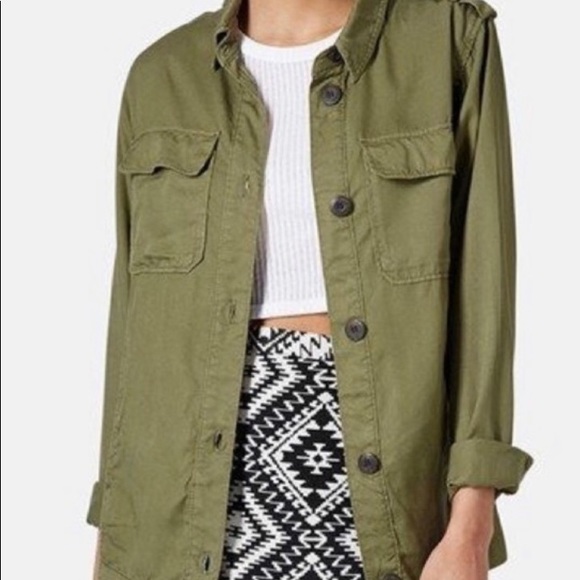 topshop army jacket